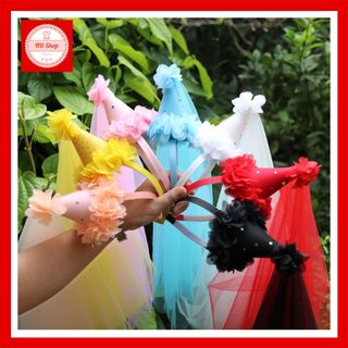 Mũ Sinh Nhật Màu Đỏ Cho Bé - Chúc Mừng Ngày Đặc Biệt