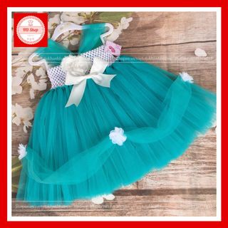 Đầm công chúa bé gái 💖FREESHIP💖 Đầm công chúa Belle đủ mầu sắc cho bé gái 1 tháng đến 5 tuổi