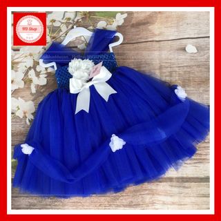 Đầm công chúa bé gái 💖FREESHIP💖 Đầm công chúa Belle đủ mầu sắc cho bé gái 1 tháng đến 5 tuổi