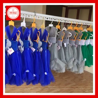 Đầm công chúa bé gái 💖FREESHIP💖 Đầm công chúa Belle đủ mầu sắc cho bé gái 1 tháng đến 5 tuổi