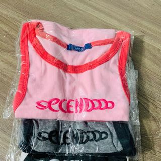 Áo ba lỗ Croptop chất thun gân dày co giãn, logo thêu