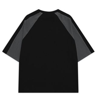 Áo Thun Trơn, Áo Thun Unisex Oversize, Áo Thun Phối Màu, Áo Thun Cổ Tròn, Áo Thun Cotton Raglan Phối Tay 100%