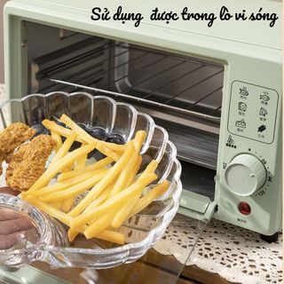 Đĩa Thủy Tinh Vỏ Sò