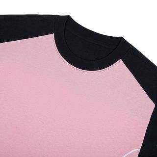 Áo Thun Trơn, Áo Thun Phối Màu, Áo Thun Nam Nữ Cotton Raglan viên thân 100% Unisex Form Rộng Tay Lỡ Oversize