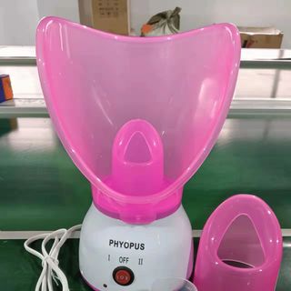 Máy xông hơi Phyopus xông mặt và mũi họng có khay đựng dung tích