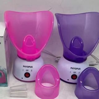 Máy xông hơi Phyopus xông mặt và mũi họng có khay đựng dung tích