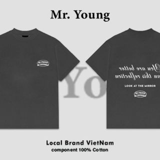 ÁO THUN MR YOUNG VẢI COTTON 2 CHIỀU ( B2E )