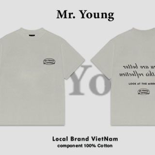 ÁO THUN MR YOUNG VẢI COTTON 2 CHIỀU ( B2E )