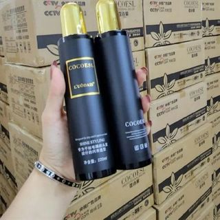 XỊT DƯỠNG MỀM MƯỢT TÓC COCO ĐEN 220mL Dầu bóng tóc giúp lấy lại sự đàn hồi của sợi tóc