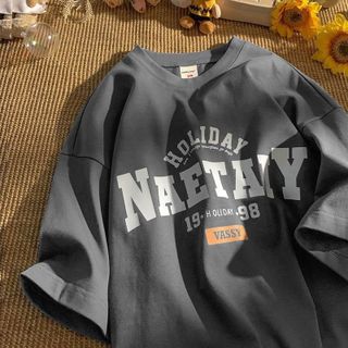 Áo phông HOLIDAY 1989 100% Cotton phom rộng tay lỡ phong cách năng động cho nam nữ ( E1C )