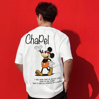 Áo Thun Nam Nữ Unisex CHAPEL MICKY Oversize tay lỡ