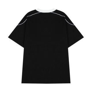 Áo Thun Cổ Tròn, Áo Thun Nam Nữ, Áo Thun Trơn Cotton Viền Thân, Áo Thun Unisex Form Rộng Tay Lỡ Oversize