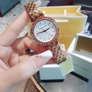 ĐỒNG HỒ NỮ CAO CẤP M KORS DARCI OMBRE VIỀN HỘT