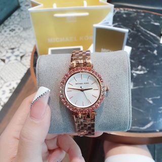 ĐỒNG HỒ NỮ CAO CẤP M KORS DARCI OMBRE VIỀN HỘT