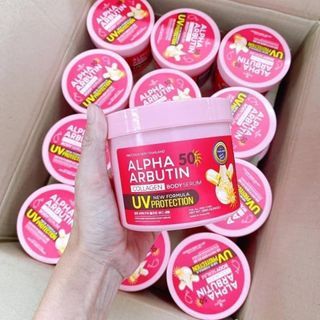 Kem Kích Trắng Alpha Arbutin Collagen Body Serum SPF50500gram