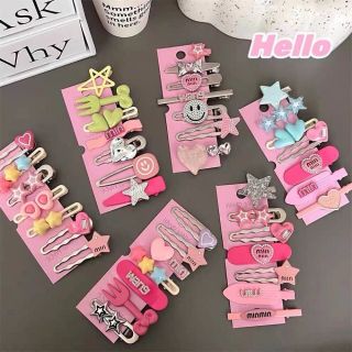 Kẹp mái trước sau tóc tơ(bán theo vỉ)