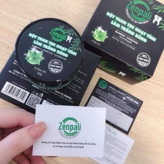 Bột trắng răng than tre Zenpali