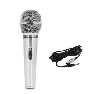 Micro hát karaoke có dây DM-8000 Jack 6.5mm mạ Crôm sáng bóng giá sỉ