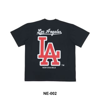 Mẫu áo phông cổ tròn MLB CÁ TÍNH NĂNG ĐỘNG MÀU ĐEN