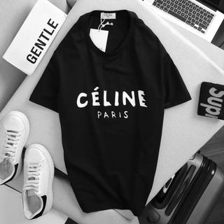 ÁO PHÔNG CỔ TRÒN CELINE THIẾT KẾ THỜI TRANG ĐƠN GIẢN A2