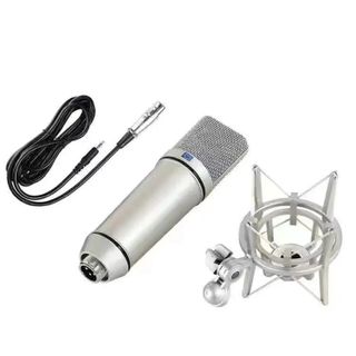 Mic LiveStream U87, lọc tạp âm đỉnh cao, độ bắt mic cực tốt, Chất Âm Sáng, Dày, chuyên live stream, thu âm...