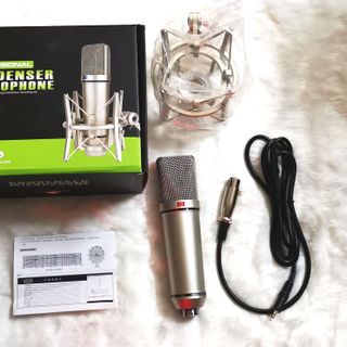 Mic LiveStream U87, lọc tạp âm đỉnh cao, độ bắt mic cực tốt, Chất Âm Sáng, Dày, chuyên live stream, thu âm...