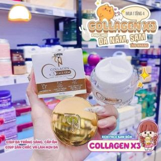 Kem face collagen x3 mẫu mới giá sỉ