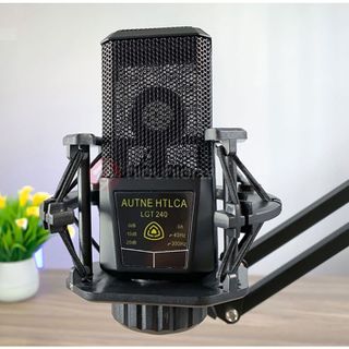 Mic Thu Âm LGT240, Hát Livestream, Karaoke, Thu Âm, thiết kế hình chữ nhật lạ mắt...