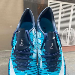 Giày đá bóng Mercurial Victory 6 màu xanh dương vạch trắng đinh TF giá sỉ