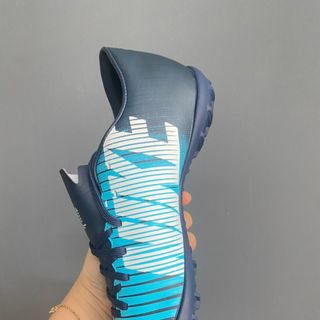 Giày đá bóng Mercurial Victory 6 màu xanh dương vạch trắng đinh TF giá sỉ