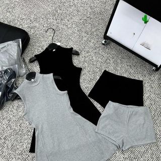 ĐẦM XOÈ CỔ LỌ KÈM QUẦN NGẮN - LÊ PHƯƠNG BOUTIQUE