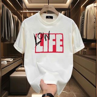 Áo cotton quảng châu thun lạnh chữ LOW LIFE ( H1 )