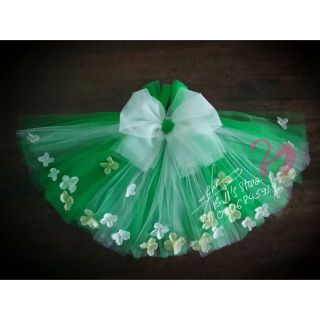 Đầm tutu cho bé ❤️FREESHIP❤️ Đầm tutu xanh lá pha kem