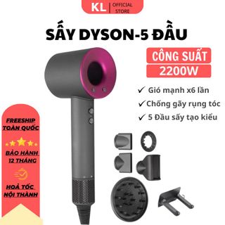 Máy sấy tạo kiểu tóc đa năng ion âm, chính hãng siêu sang xịn, hàng nội địa Trung