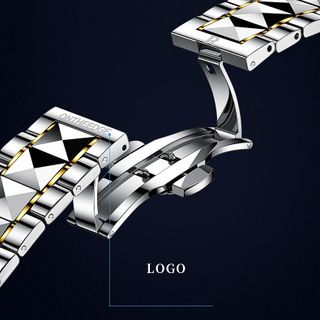 ĐỒNG HỒ ONTHEEDGE - ON81 Đồng hồ nam dây thép Ontheedge lịch tuần trăng sang trọng