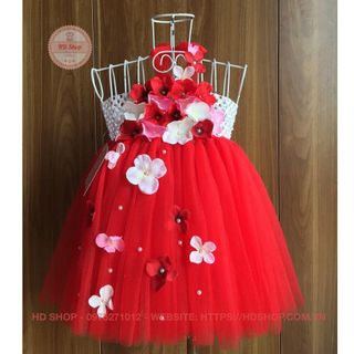 Đầm cho bé gái, đầm công chúa siêu dễ thương cho bé từ 4-32kg