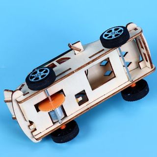 Đồ Chơi Stem – Bộ Lắp Ghép Ô Tô Chạy Bằng Năng Lượng Mặt Trời Bằng Gỗ Theo Phương Pháp Stem Steam.