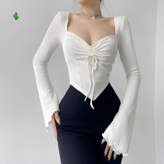 ÁO KIỂU RÚT DÂY TAY LOE GÂN ĐŨA - LÊ PHƯƠNG BOUTIQUE