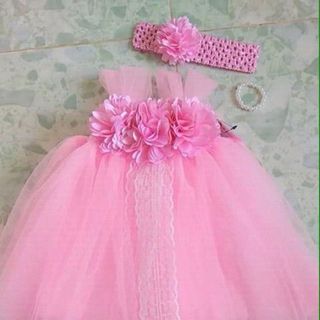 Váy đầm bé gái ❤️FREESHIP❤️ Đầm hồng phấn hoa xù cho bé gái