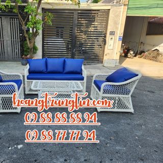 sofa mây nhựa ngoài trời sofa sân vườn sofa nhựa giả mây cao cấp giá rẻ bàn ghế ngoài trời