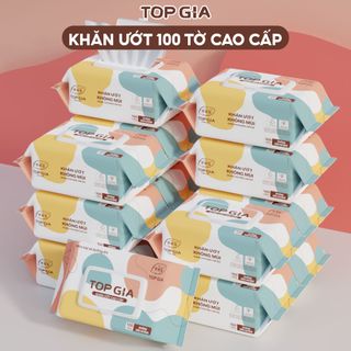 KHĂN ƯỚT TOP GIA CAO CẤP X 100 TỜ