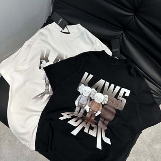 Áo thun tay lỡ Three Kaws Four Basic