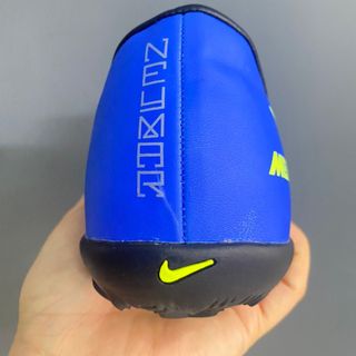 Giày đá bóng Mercurial Victory 6 màu xám gót xanh dương đinh TF giá sỉ