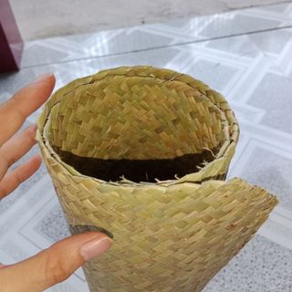 Chiếu cỏ bàng, đệm cỏ bàng nằm noi cho bé, kích thước 80x50cm