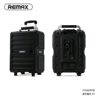 Loa Bluetooth REMAX RB-X5 kèm 2 mic hát