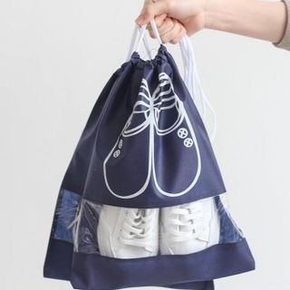 TÚI ĐỰNG GIÀY size lớn 44x32cm Đựng Giày Dép Dây Rút Chống Bẩn Đi Du Lịch Dã Ngoại - Kimi Decor