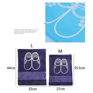 TÚI ĐỰNG GIÀY size lớn 44x32cm Đựng Giày Dép Dây Rút Chống Bẩn Đi Du Lịch Dã Ngoại - Kimi Decor