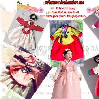 Áo Hanbok xưởng may Hoàng Mai sẵn kho SLL, sỉ giá xưởng giá sỉ