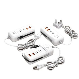 Ổ Điện, Ổ Cắm 4 Cổng Sạc Thông Minh Đa Năng, Tích Hợp Sạc Nhanh