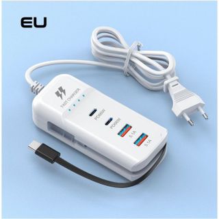 Ổ Điện, Ổ Cắm 4 Cổng Sạc Thông Minh Đa Năng, Tích Hợp Sạc Nhanh